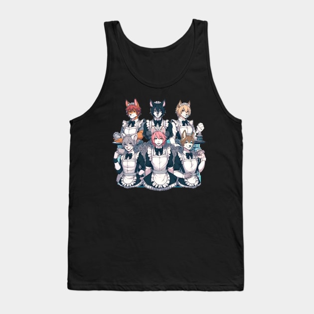 furryart Tank Top by vaporgraphic